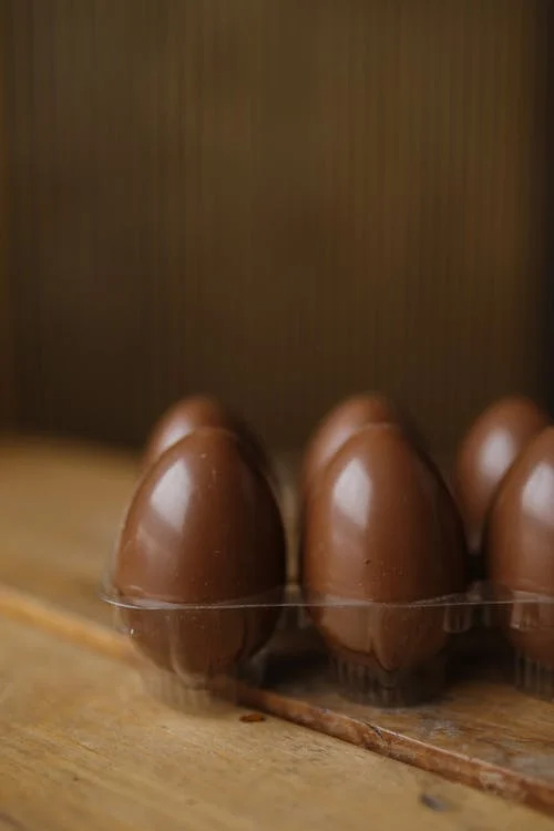 Foto di uova di cioccolato 